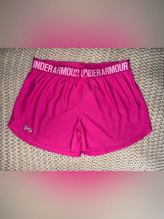 Under Armour Pants - Under Armour - Hot Pink Women's Athletic Shorts